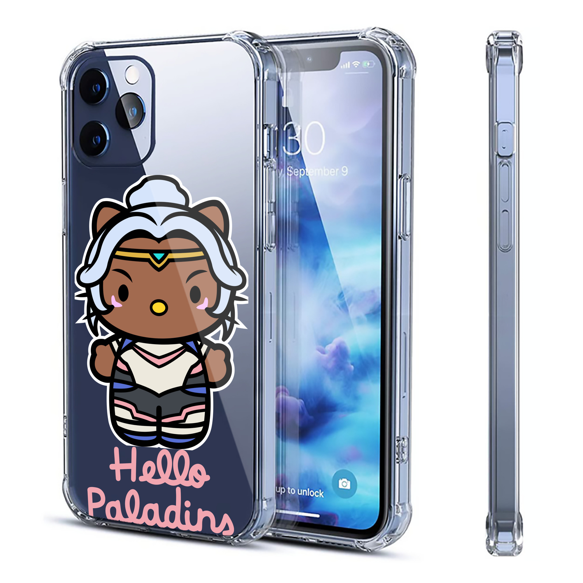 （画像用） Hello Kitty ハローキティ 【iPhone 12シリーズ対応】透明スマホケース（クリアソフトケース）
